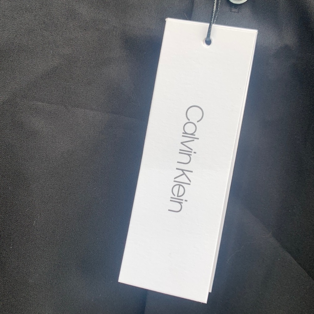 New, Black Calvin Klein Dress Shirt Boys Size 8 - Picture 2 of 9